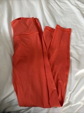 lululemon athletica High-Rise Leggings in Bright Coral